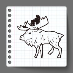 elk doodle N2
