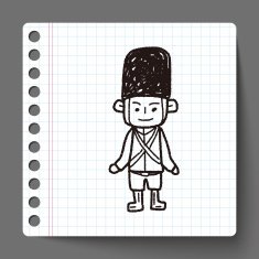 England Soldier doodle N3