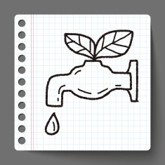 Environmental protection concept Conserve water protect the en N14