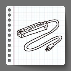 Extension cord doodle N6