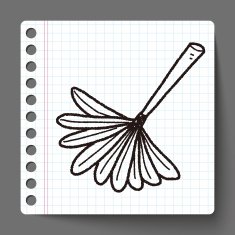 feather duster doodle N4