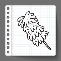 feather duster doodle N5