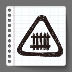 fence sign doodle N2