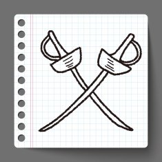 fencing doodle N3