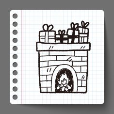Fireplace doodle N4
