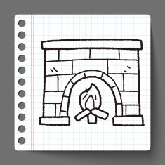 Fireplace doodle N5