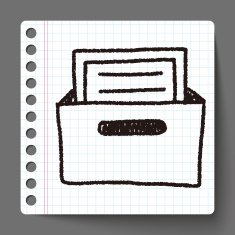 file box doodle drawing N3
