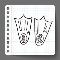 flippers doodle N6