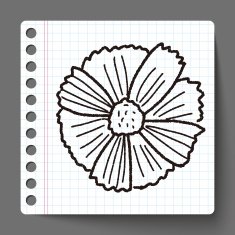 Flower doodle N70