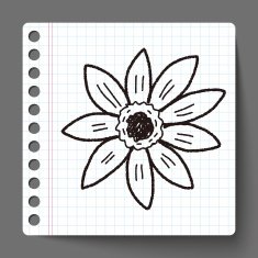 Flower doodle N74