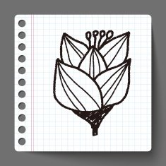 Flower doodle N100