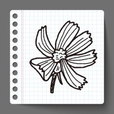 Flower doodle N101