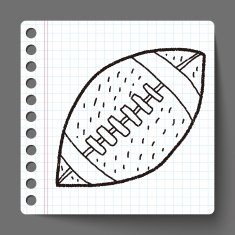 football doodle drawing N5