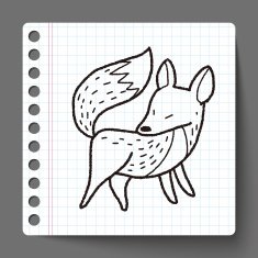 fox doodle N3