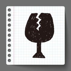 FRAGILE doodle drawing N3