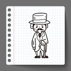 gentleman doodle N2