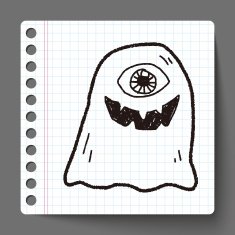 ghost doodle N21