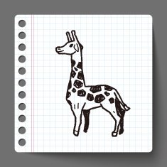 giraffe doodle N4