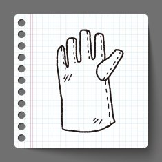 gloves doodle N2