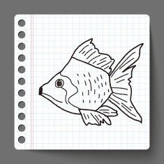 Goldfish doodle N2