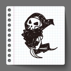 Grim Reaper doodle N4