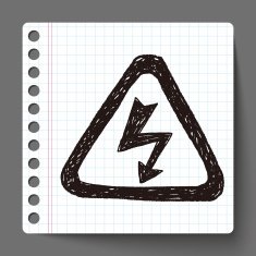 High Voltage sign doodle N2