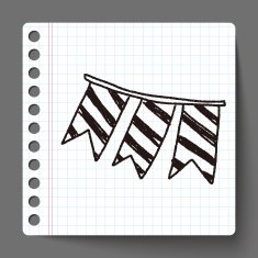 hanging doodle drawing N2