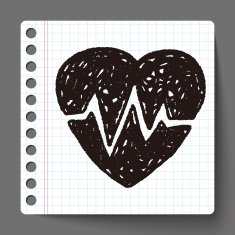 heartbeat doodle N2