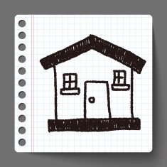 house doodle drawing N6