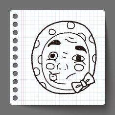 japan Thief mask doodle N2