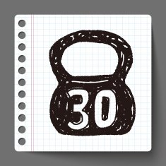 kettlebell doodle N2