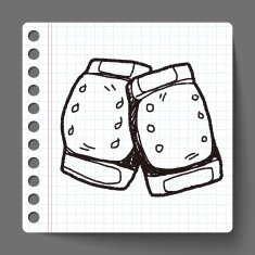 knee pads doodle N2