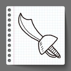 knife doodle N11