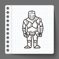 knight doodle N5