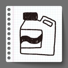 Laundry detergent doodle drawing N3