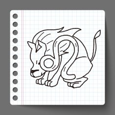 Leo Constellation doodle N4