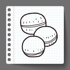 macaron doodle N6