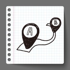 map location doodle N16