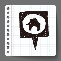 map location doodle N18