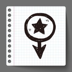 map location doodle N19