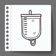 medical drip doodle drawing N5