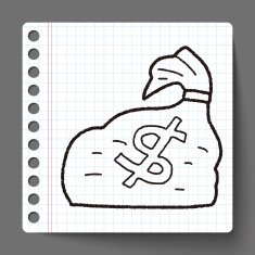 money bag doodle N2