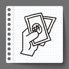 money doodle drawing N6