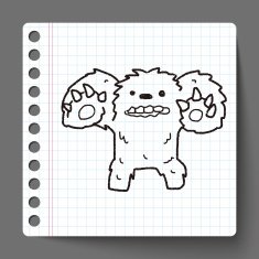 monster doodle N22