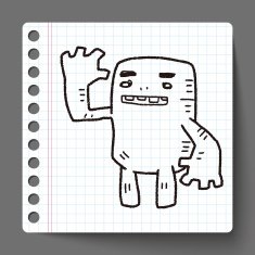 monster doodle N23