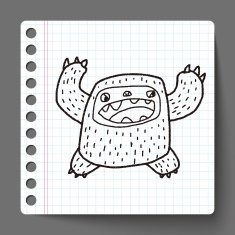 monster doodle N24