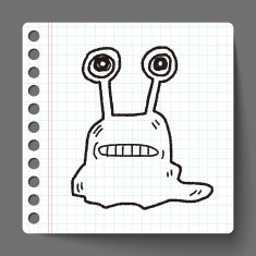 monster doodle N25