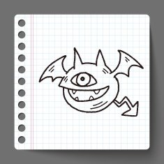 monster doodle N28
