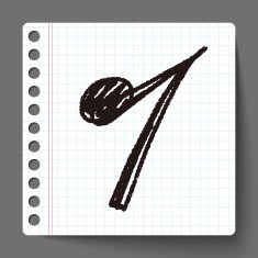 music note doodle N18