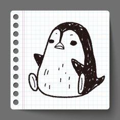 penguin doodle N5